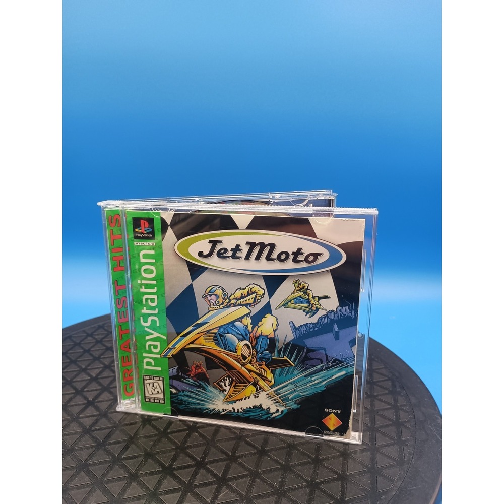 Jet Moto (Sony PlayStation 1, 1997) PS1 Greatest Hits CIB Complete With Manual